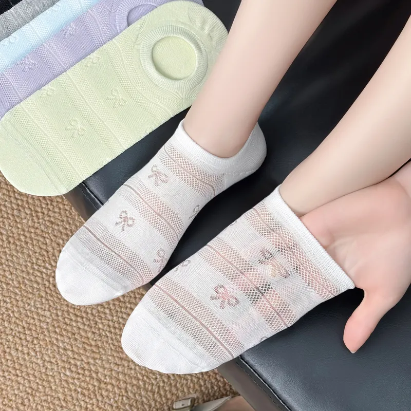 JIAZINI No Show Socks Women's 5 Pack-1