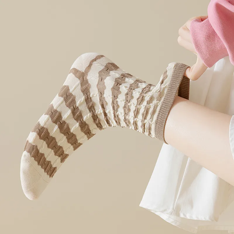 JIAZINI Mid Calf Socks Women's 3 Pack-1