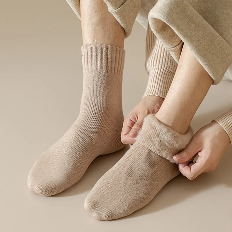 JIAZINI Mid Calf Socks Men's 4 Pack-3