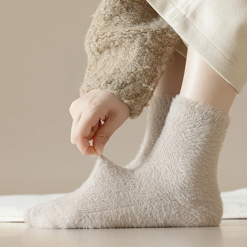 JIAZINI Mid Calf Socks Women's 3 Pack-24