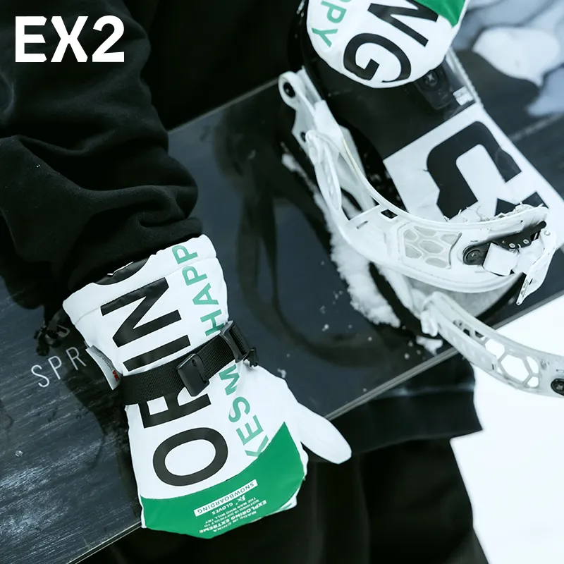 EX2 YIHAISHI Polyester Sports Gloves Unisex Black Red, White, Mint Blue-3
