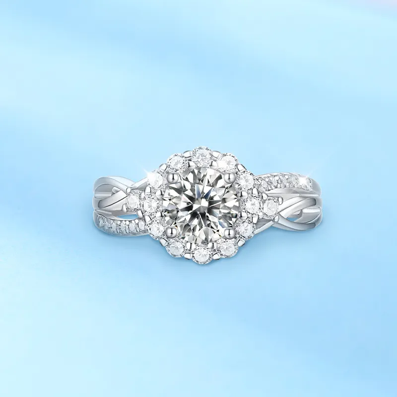 JINLIUFUJIXIANG S925 Silver Rings Women's-4