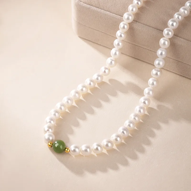 JINLIUFUJIXIANG Pearl Necklaces Unisex-22
