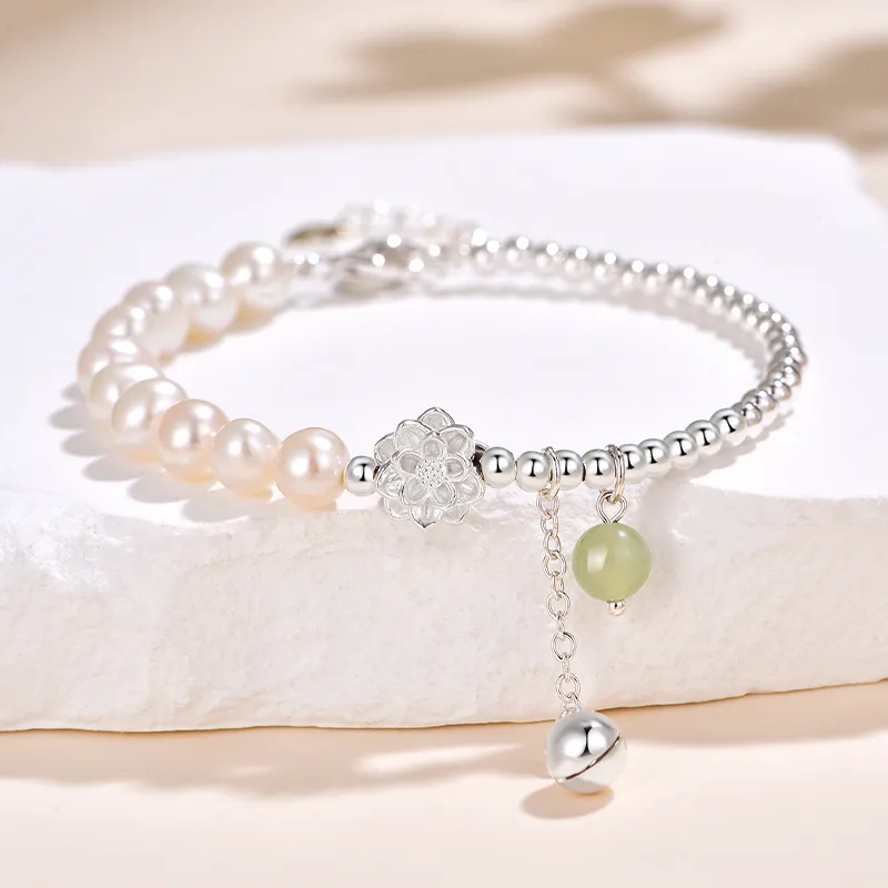 JINLIUFUJIXIANG Pearl Bracelets Women's-5