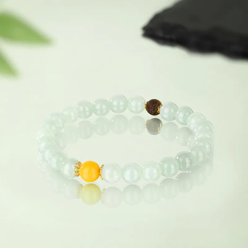 JINLIUFUJIXIANG Ice Glutinous Bracelets Unisex-5
