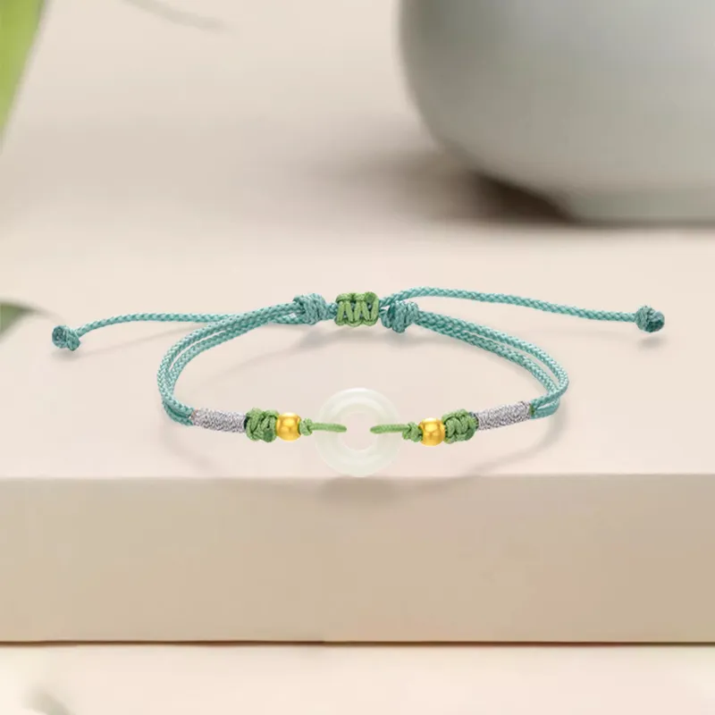 JINLIUFUJIXIANG Bracelets White Jade/Pale Greenish White Jade Women's-4