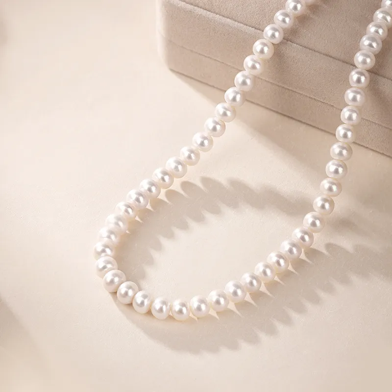 JINLIUFUJIXIANG Pearl Necklaces Unisex-4