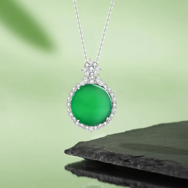 JINLIUFUJIXIANG Agate Necklaces Women's-4