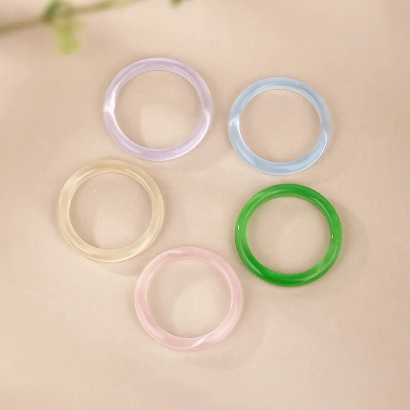 JINLIUFUJIXIANG Glass Cat Eye Bangles Women's-6