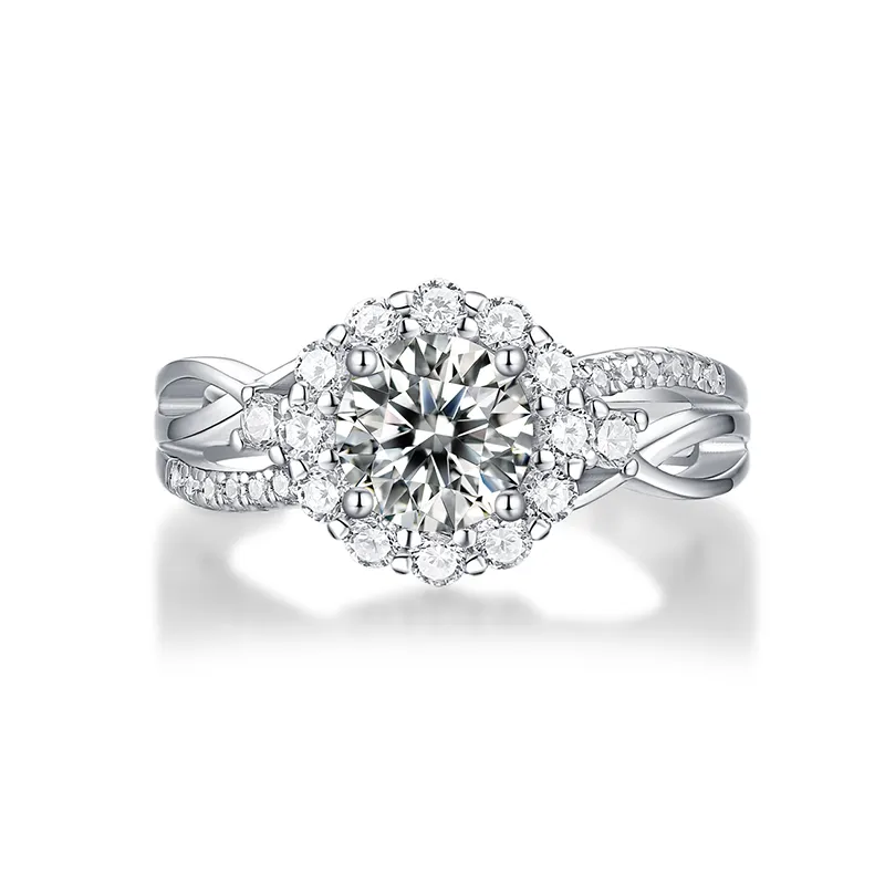 JINLIUFUJIXIANG S925 Silver Rings Women's-1