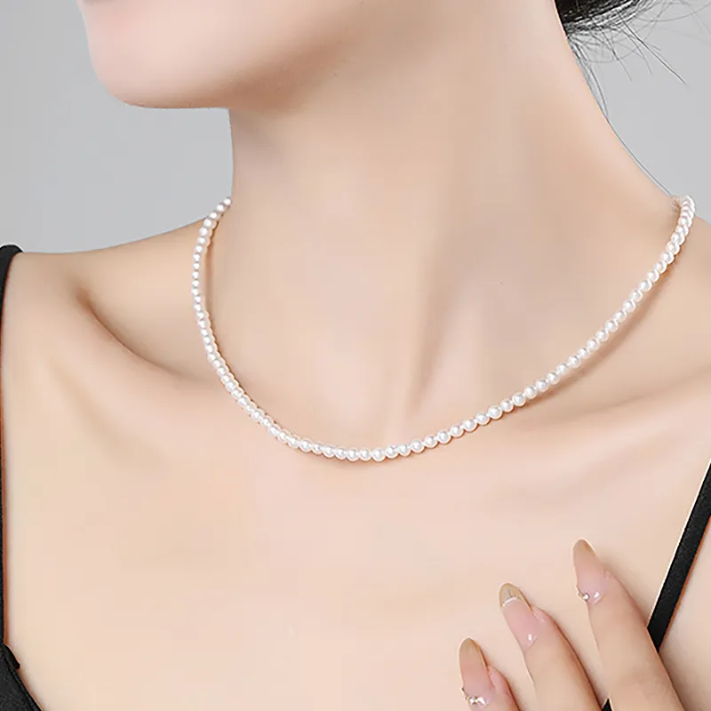 JINLIUFUJIXIANG Freshwater Pearl Necklaces Women's-8