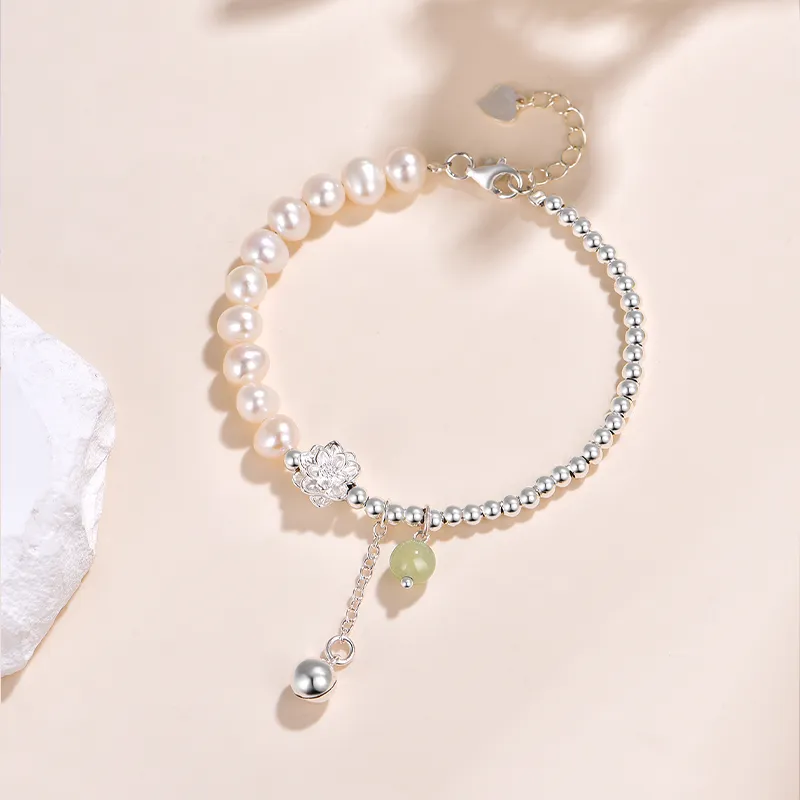 JINLIUFUJIXIANG Pearl Bracelets Women's-6