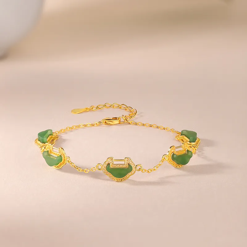JINLIUFUJIXIANG Bracelets Jasper Women's-4