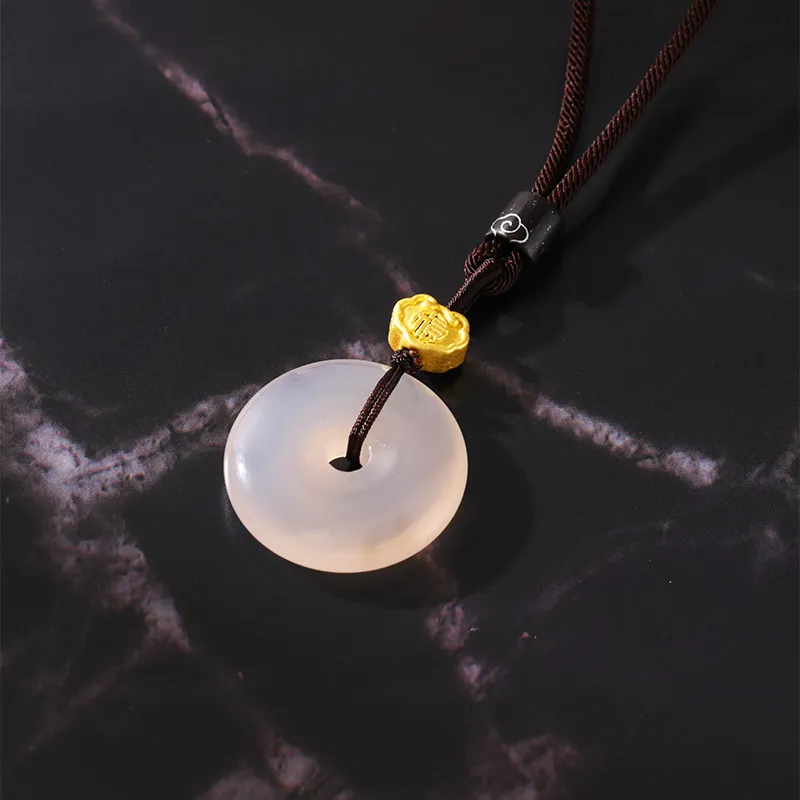 JINLIUFUJIXIANG Chalcedony Pendants Unisex-3