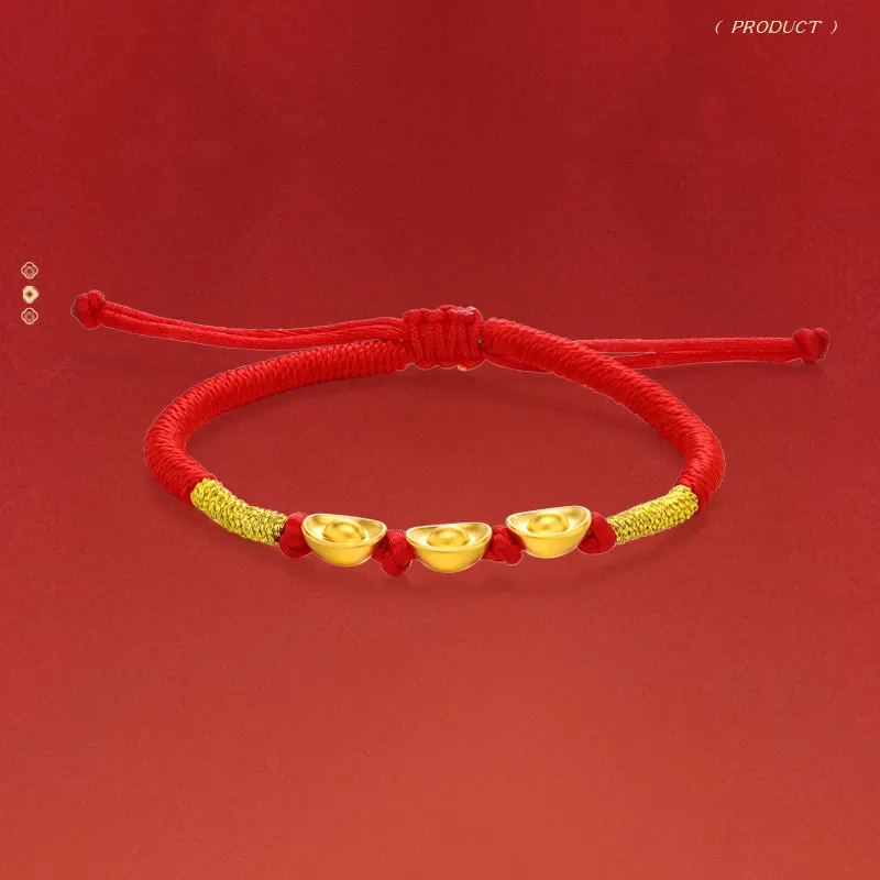 JINLIUFUJIXIANG Gold Bracelet Unisex-3