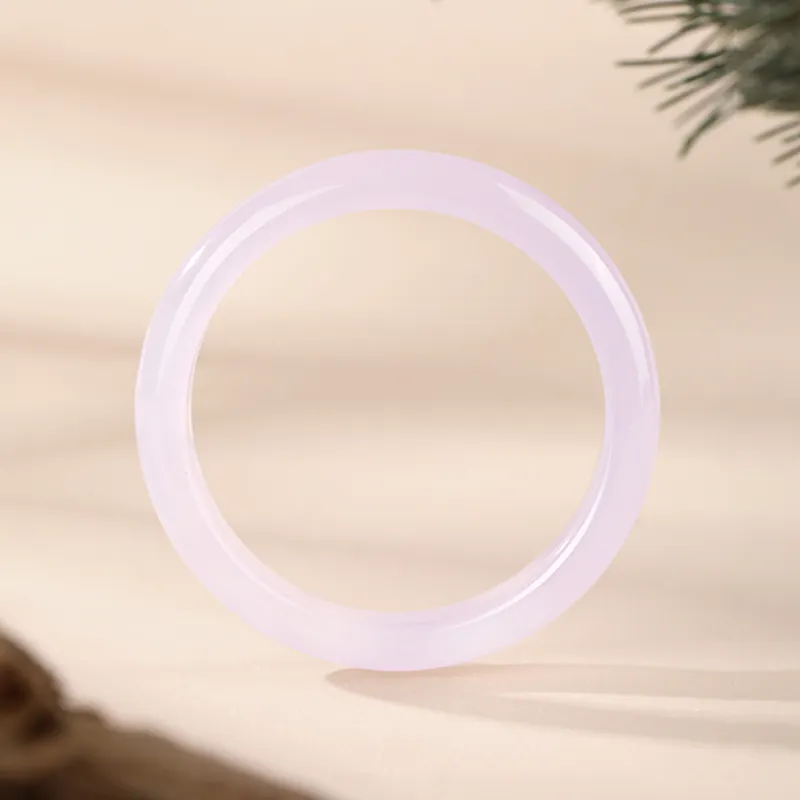 JINLIUFUJIXIANG Chalcedony Bangles Women's-3