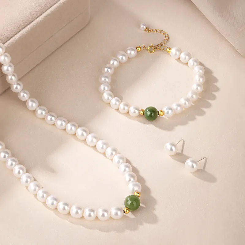 JINLIUFUJIXIANG Pearl Necklaces Unisex-28