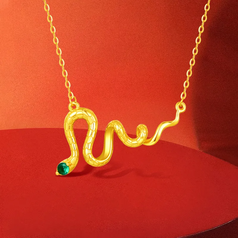 JINLIUFUJIXIANG S925 Silver Necklaces Women's-4