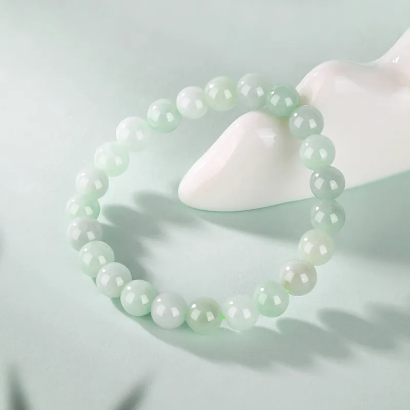JINLIUFUJIXIANG Glutinous Jade Jadeite Bracelets Women's-3