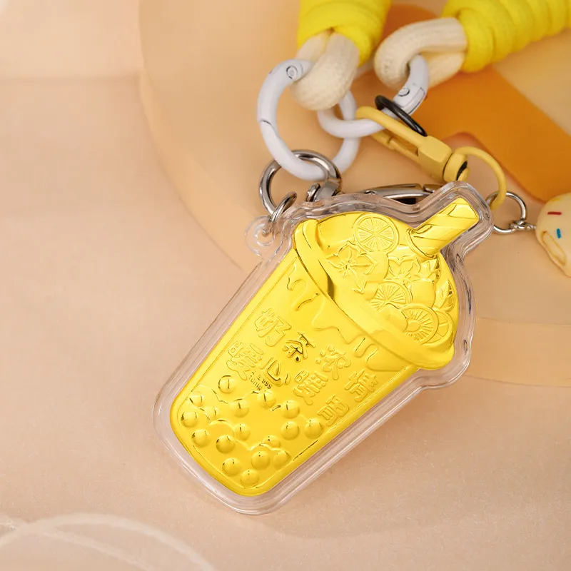 JINLIUFUJIXIANG Gold Pendants Unisex-4