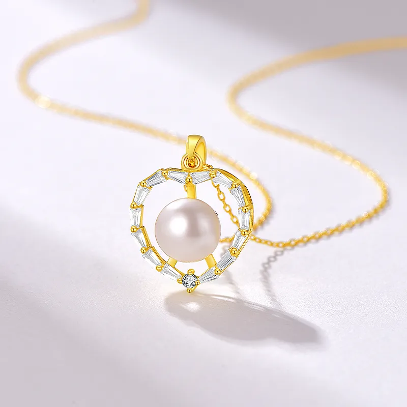 JINLIUFUJIXIANG Freshwater Pearl Necklaces Women's-2