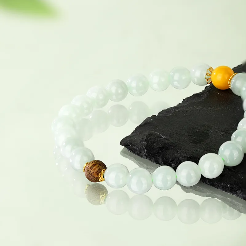 JINLIUFUJIXIANG Ice Glutinous Bracelets Unisex-4