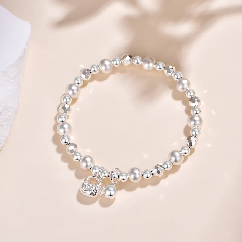 JINLIUFUJIXIANG S999 Fine Silver Bracelets Women's-6