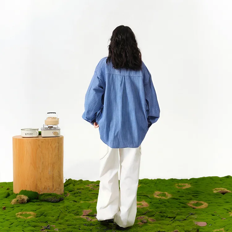 BRUMAIRE Shirt Unisex Sapphire Blue-4
