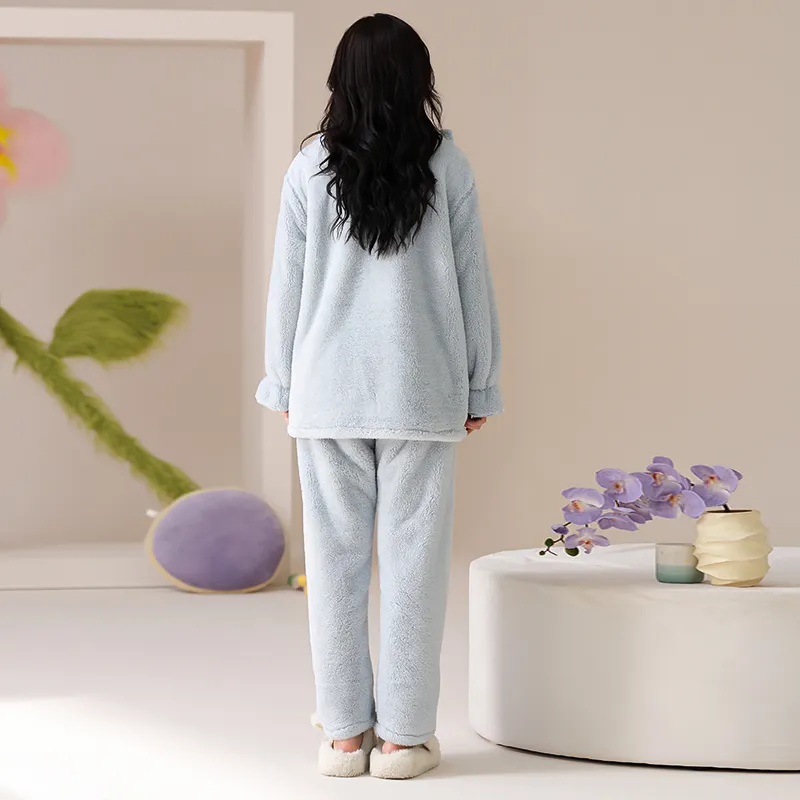 YIROUQING Pajama Set Women's Sky Blue-5