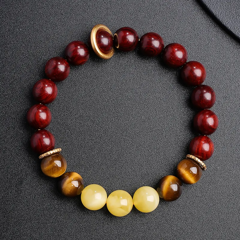 MUSHENGYUAN Pterocarpus Bracelets Unisex-6
