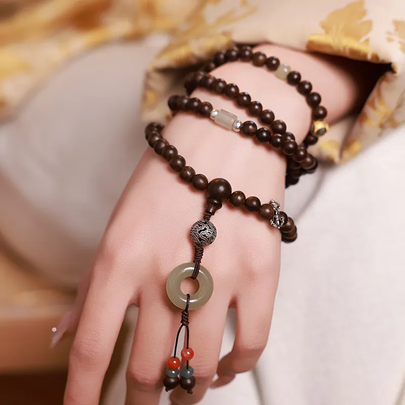 MUSHENGYUAN Fragrance Agarwood Bracelets Unisex-2