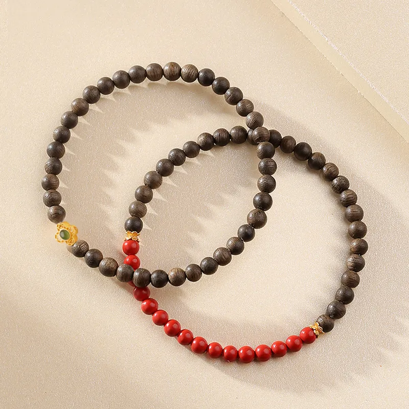 MUSHENGYUAN Fragrance Agarwood Bracelets Women's-3