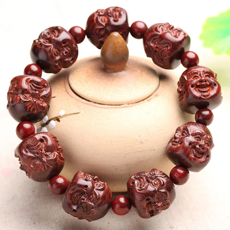 MUSHENGYUAN Rosewood Bracelets Unisex-4
