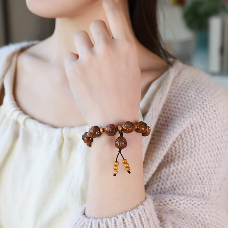 MUSHENGYUAN Purple Gold Rat Bracelets Unisex-3