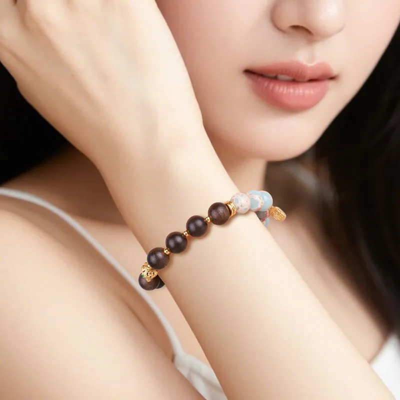 MUSHENGYUAN Fragrance Agarwood Bracelets Unisex-2