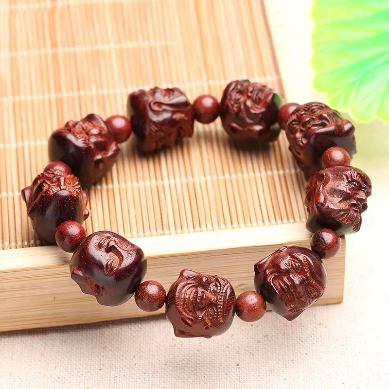 MUSHENGYUAN Rosewood Bracelets Unisex-14