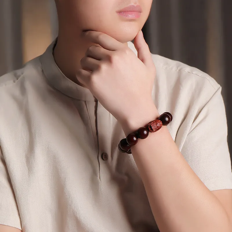 MUSHENGYUAN Pterocarpus Bracelets Unisex-3