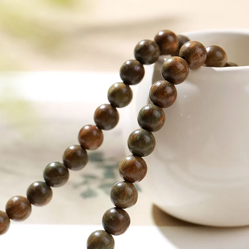MUSHENGYUAN Green Sandalwood Bracelets Unisex-7