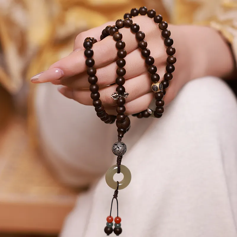MUSHENGYUAN Fragrance Agarwood Bracelets Unisex-4