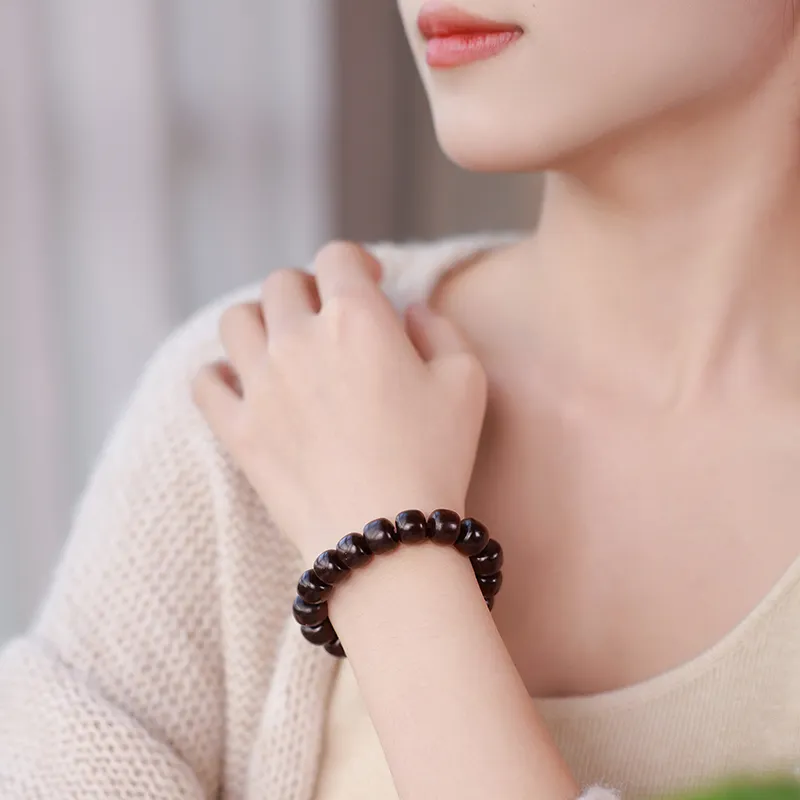 MUSHENGYUAN Rosewood Precious Wood Bracelets Unisex-3