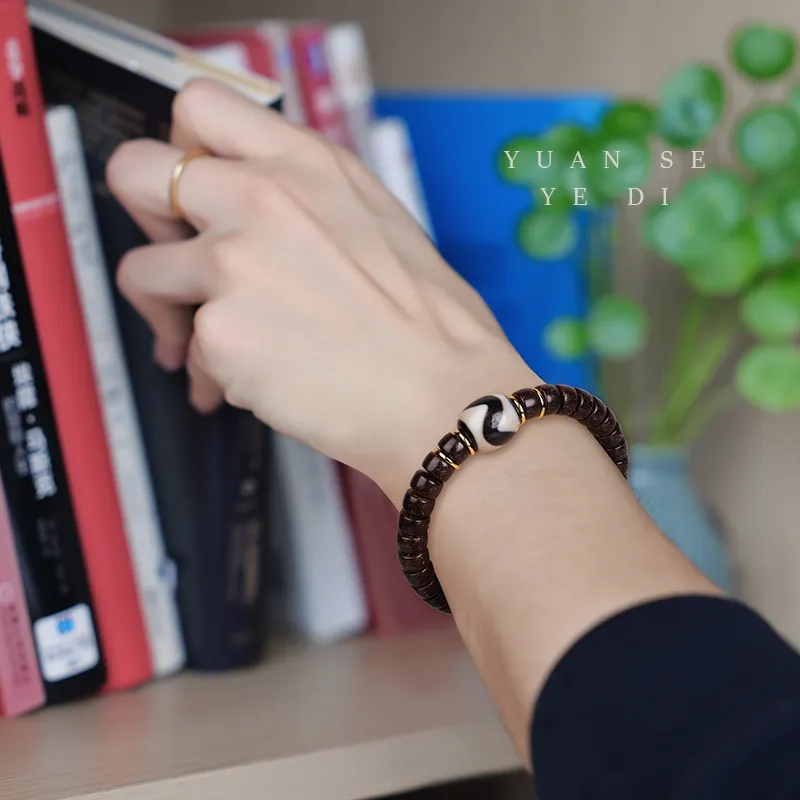 MUSHENGYUAN Coconut Shell Beads Bracelets Men's-5