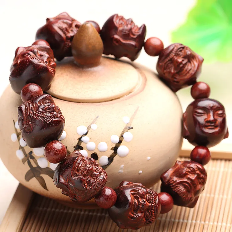 MUSHENGYUAN Rosewood Bracelets Unisex-19