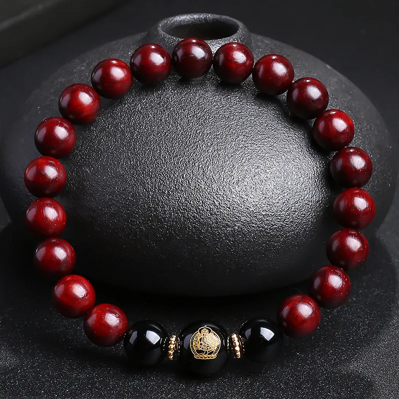 MUSHENGYUAN Rosewood Bracelets Unisex-7