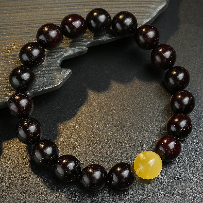 MUSHENGYUAN Pterocarpus Bracelets Unisex-5
