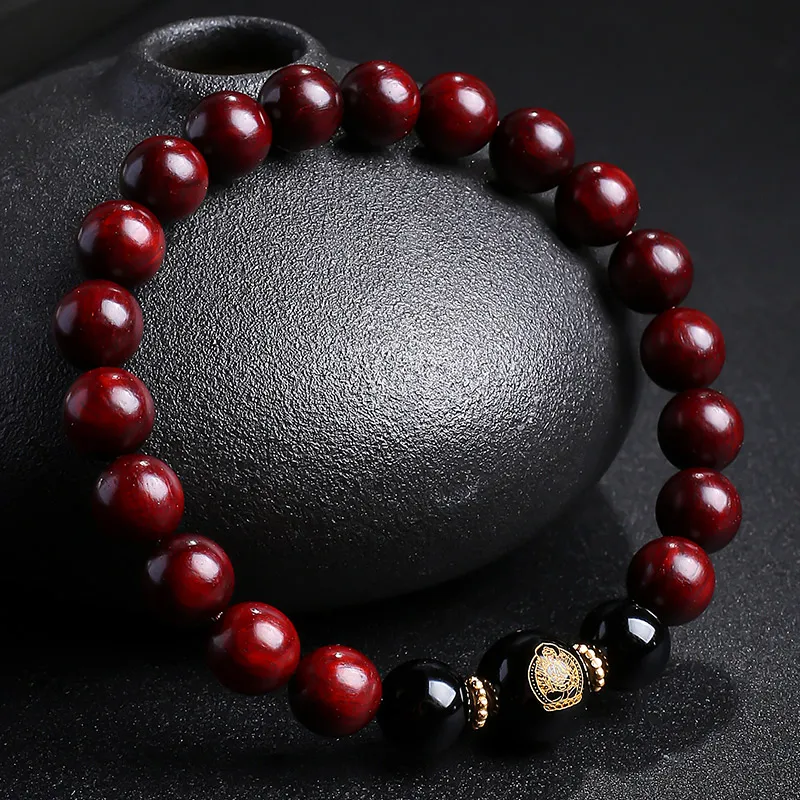 MUSHENGYUAN Rosewood Bracelets Unisex-5
