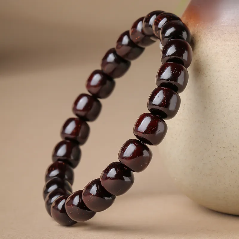 MUSHENGYUAN Rosewood Precious Wood Bracelets Unisex-7