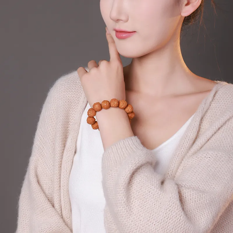 MUSHENGYUAN Monkey Head Walnut Bracelets Unisex-3