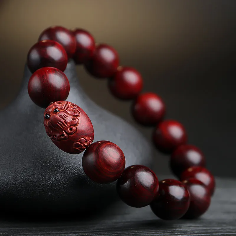 MUSHENGYUAN Pterocarpus Bracelets Unisex-4