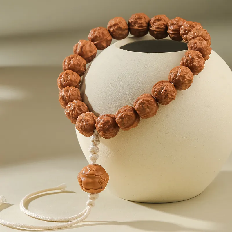 MUSHENGYUAN Monkey Head Walnut Bracelets Unisex-1
