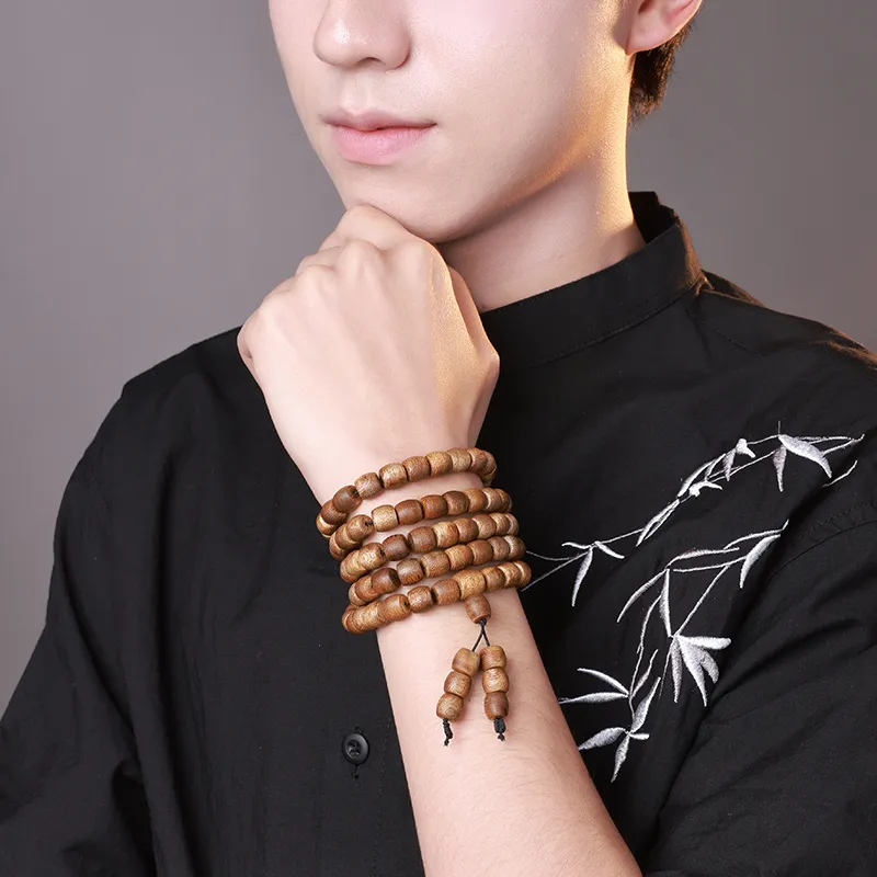 MUSHENGYUAN Fragrance Agarwood Bracelets Unisex-3